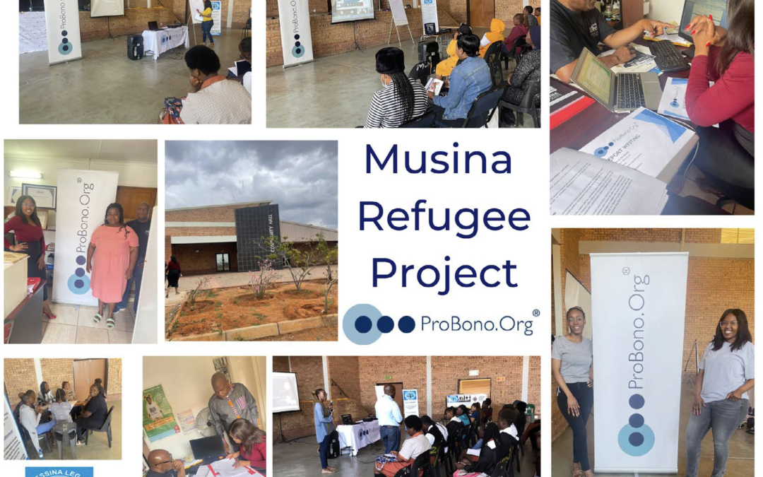 The Refugee Project visits partners in Musina